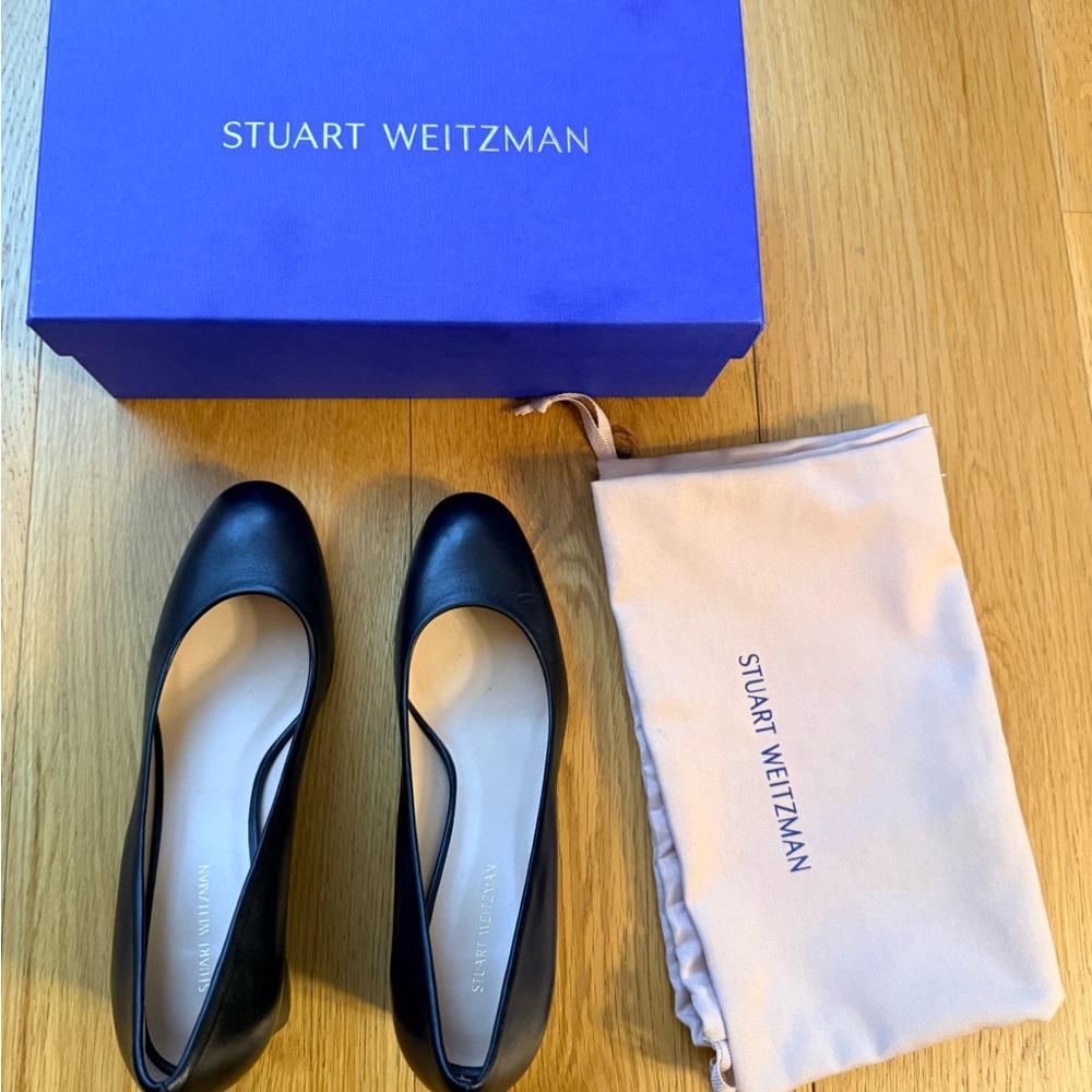 Stuart Weitzman Black Adra Pump